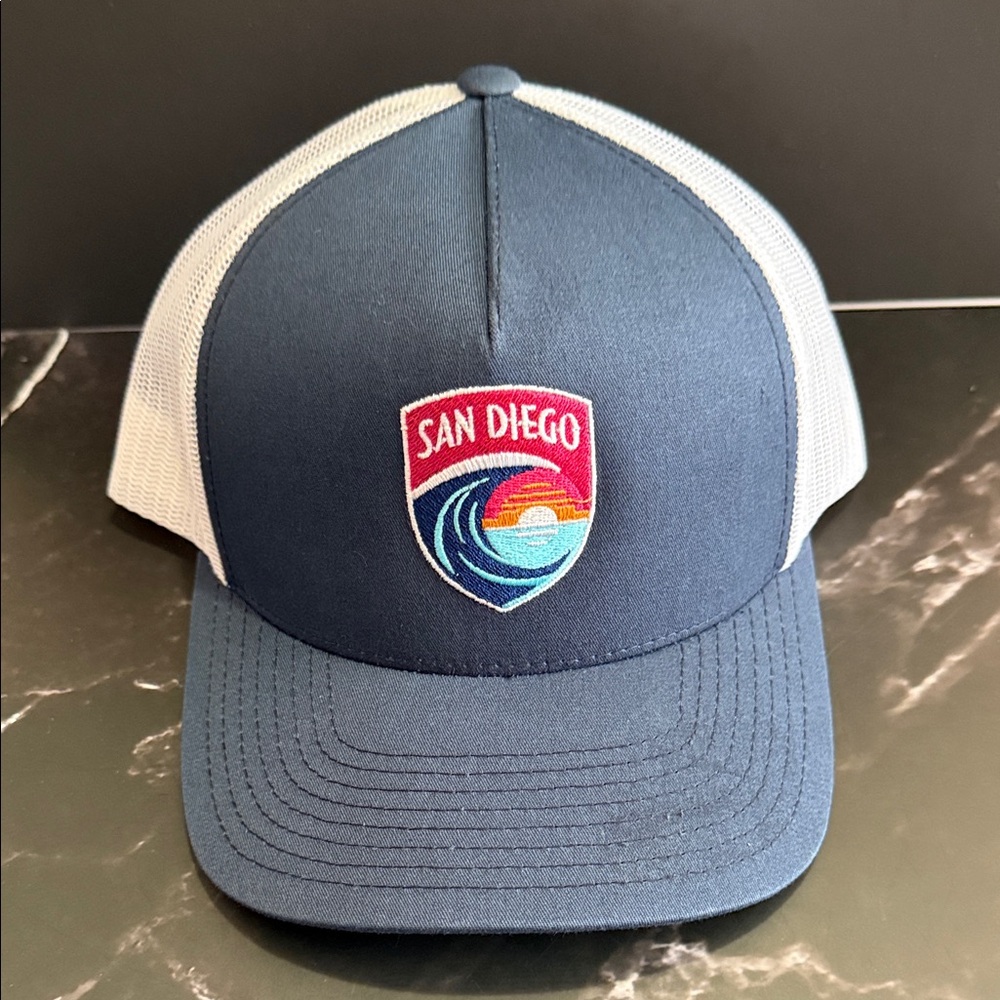 San Diego Wave Trucker Hat - Navy & White